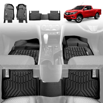Floor Mats for Mazda BT-50 Dual Cab 2011-2020 All Weather Car Liners