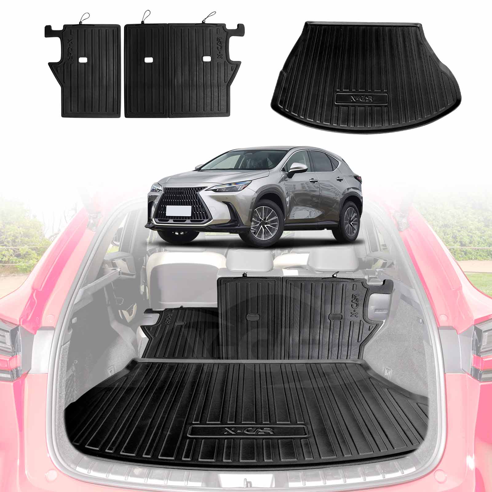 Boot Liner Back Seats Protector for Lexus NX Series 2022 2025 Cargo Mat X CAR