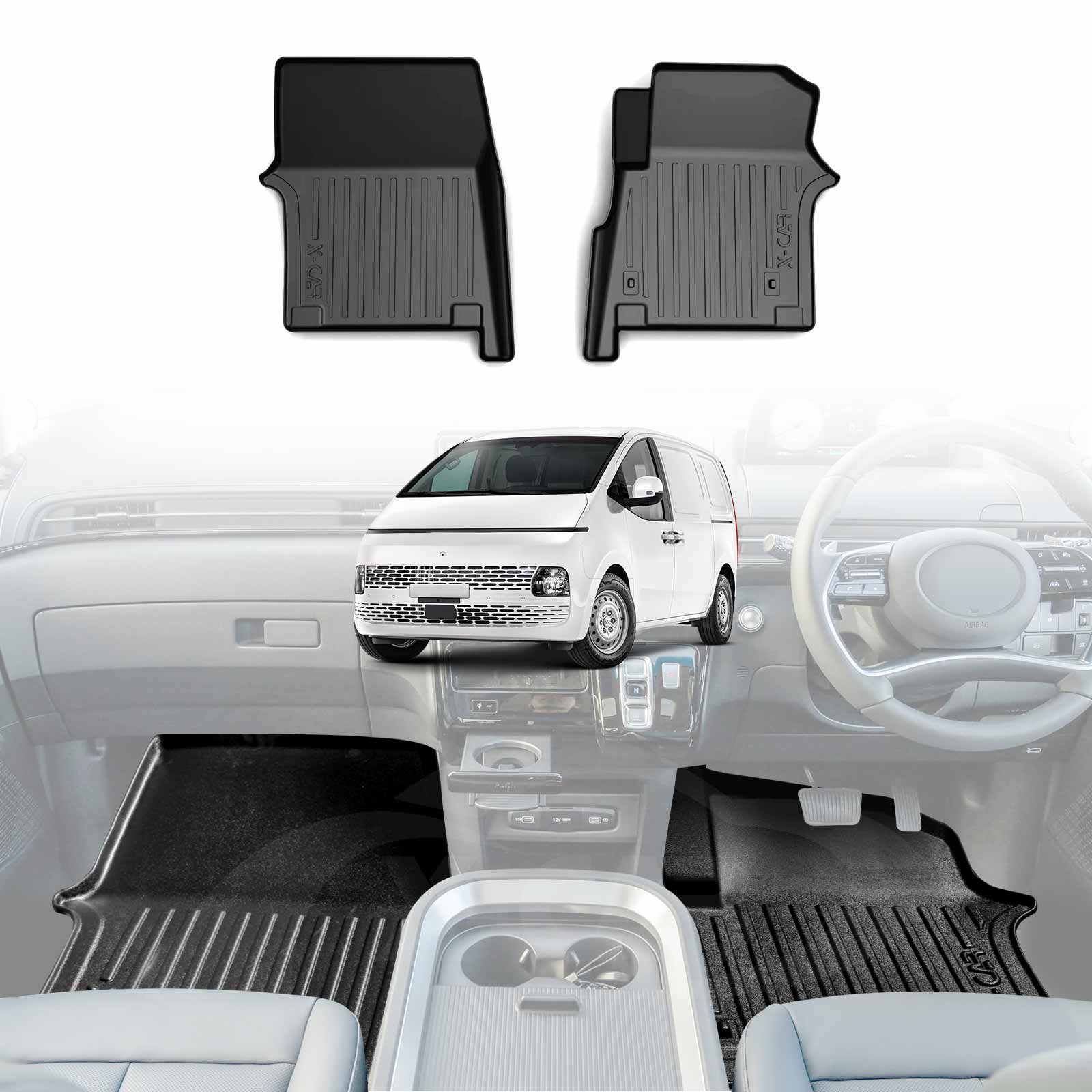 thumbnail image 2 of YARA Injection Weathershields For Hyundai Staria / Staria Load 2021+ - 2pcs 2 of 6