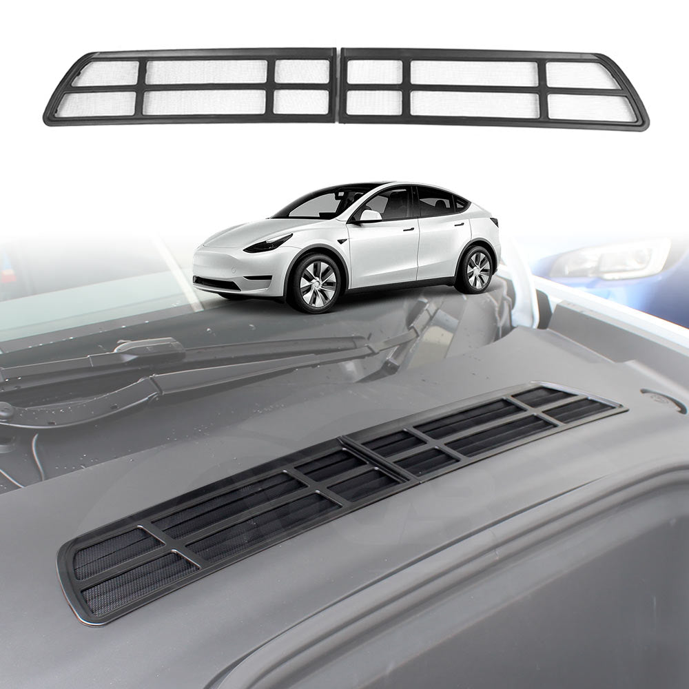 Tesla Model Y Air Flow Inlet Intake Vent Grille Protection Cover Leaves  Insect Guard Accessories 2022