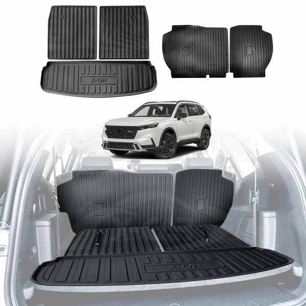 Boot Liner / Back Seats Protector for Honda CRV CR-V 7 Seats 2023-2024 Heavy Duty Cargo Trunk Mat Luggage Tray