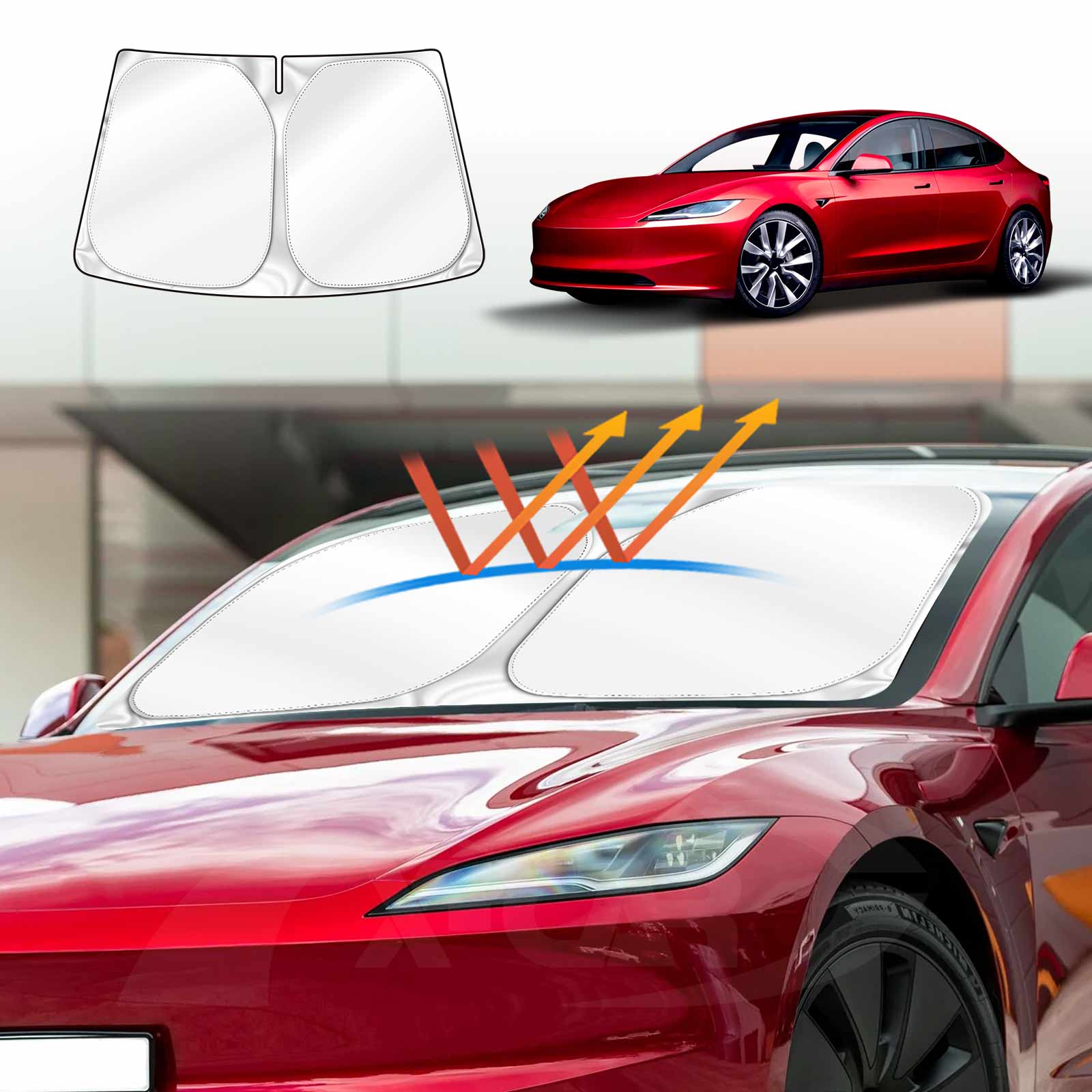 Best Windshield Sunshade Accessories For Tesla Model Y/3