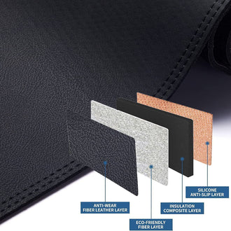 Blocks sunlight and heat, prevents aging and cracking.