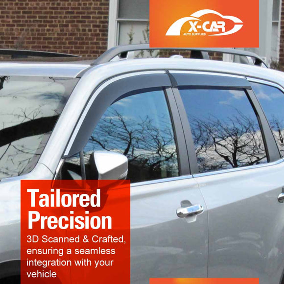 WeatherShields for Subaru Forester 2018-2025 Car Weather Shields Wind Deflectors Sun Visors
