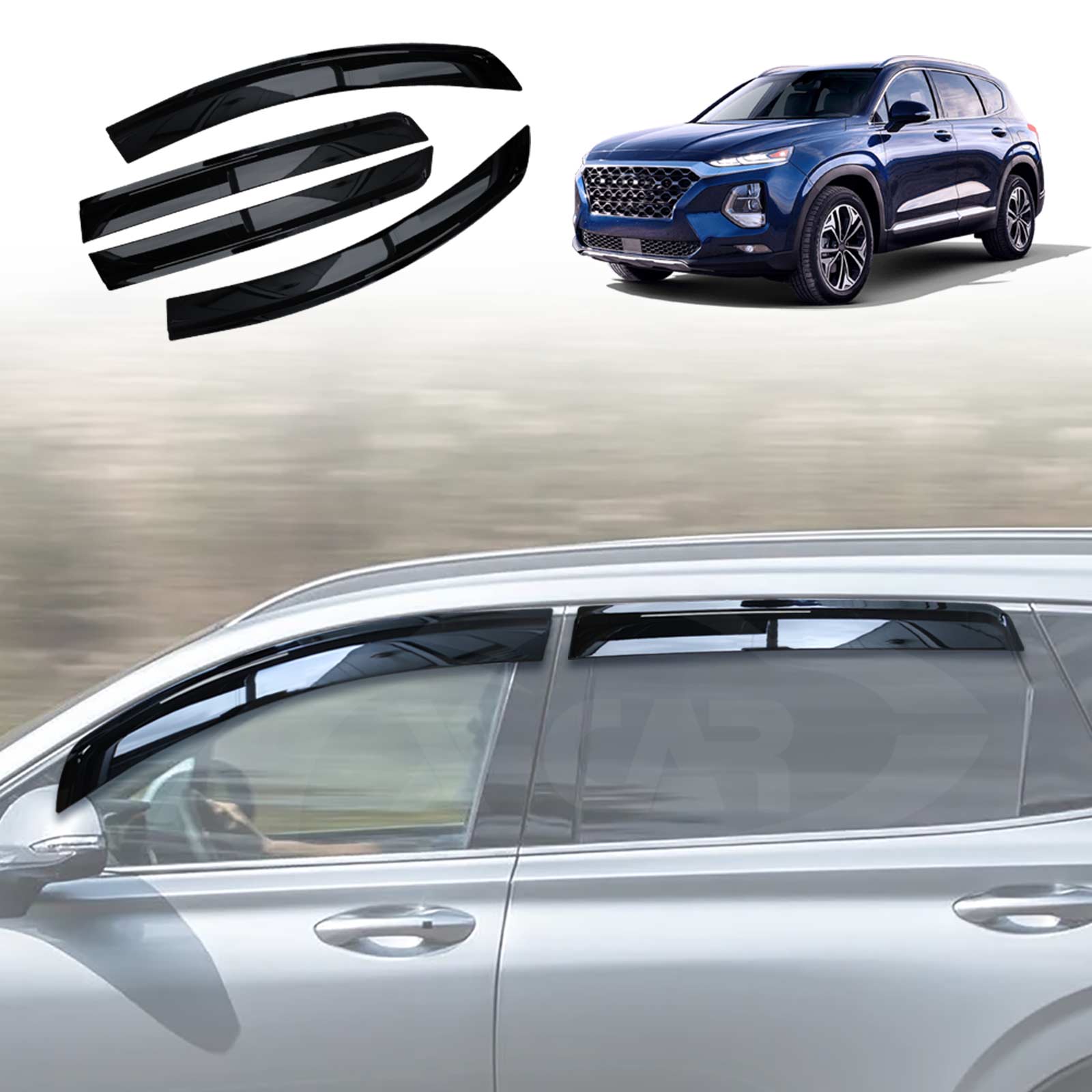 For Hyundai Santa Fe XL 2013-2019 Brake Discs Rear, Driver & Passenger For Hyundai Santa Fe XL 2013-2019 Brake Discs Rear, Driver & Passenger