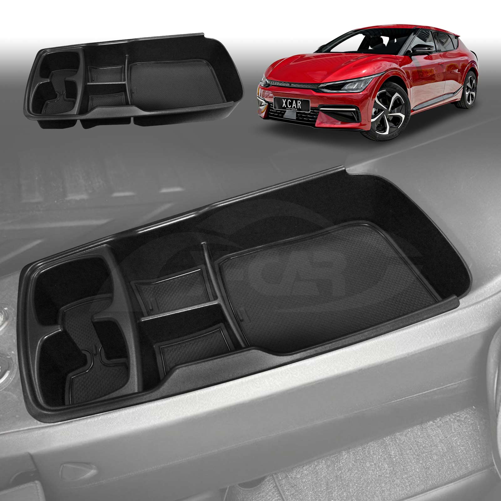 Per KIA EV6 2022 2023 2024 Console centrale Organizer