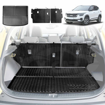 Boot Liner Back Seat Protector for Kia Seltos 2022-Onwards All-Weather Cargo Mat