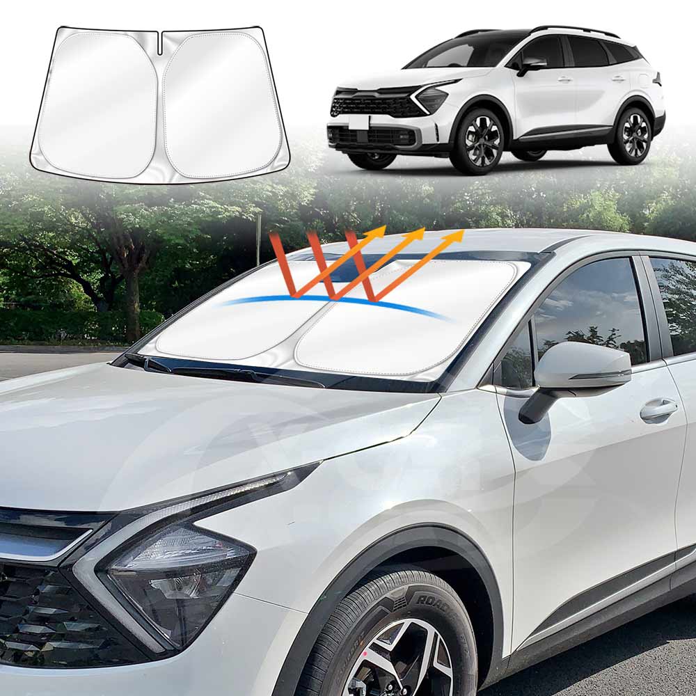 KUST Windshield Sun Shade Custom Fit For Rivian R1T 2022