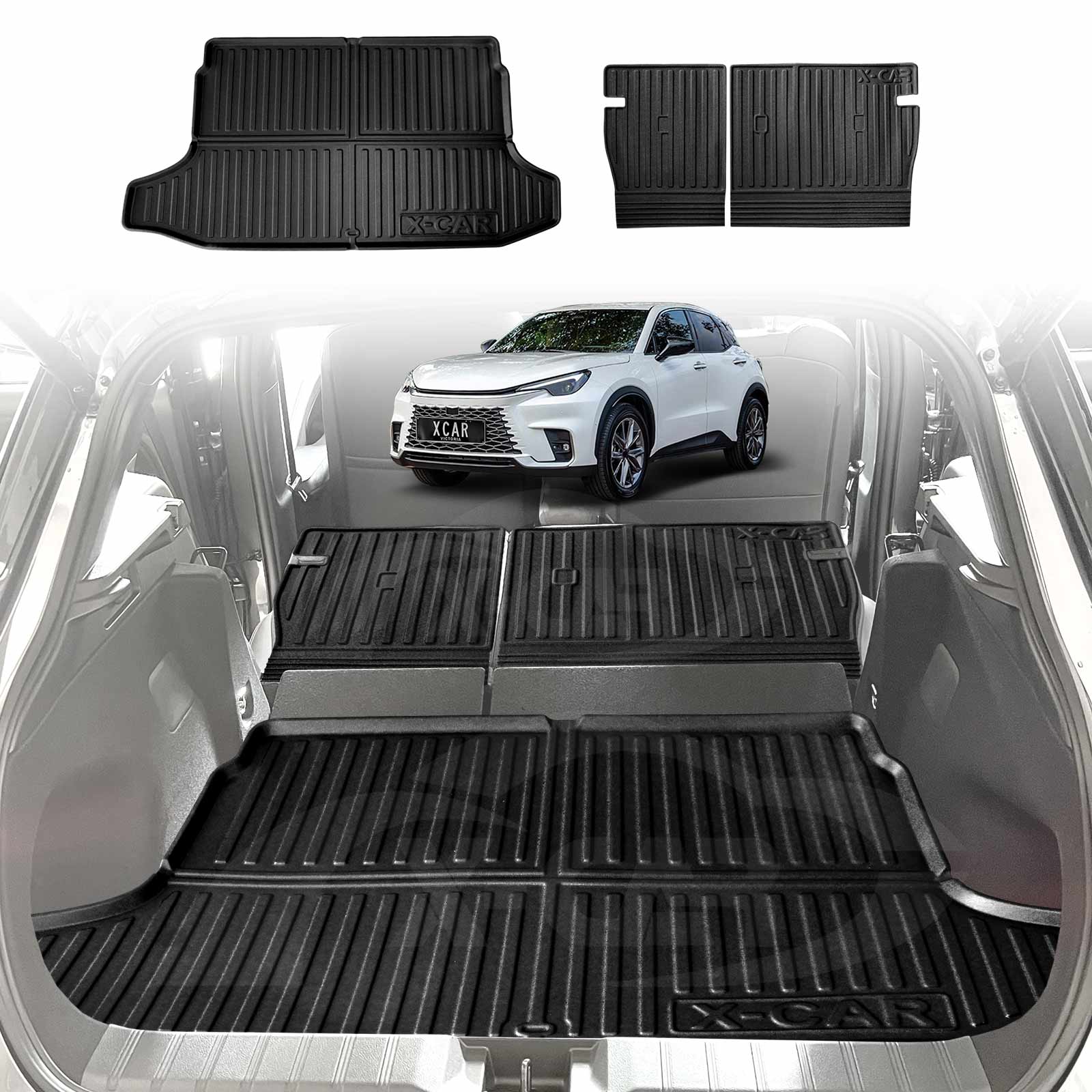 Auto Achterbak Mat, voor Lexus LBX 2024 4WD 2024 Lederen Kofferbak Liner Waterdicht Anti-Kras Anti-Slip Vloerbeschermingshoes Interieur Accessoires,B Auto Achterbak Mat, voor Lexus LBX 2024 4WD 2024 Lederen Kofferbak Liner Waterdicht Anti-Kras Anti-Slip Vloerbeschermingshoes Interieur Accessoires,B