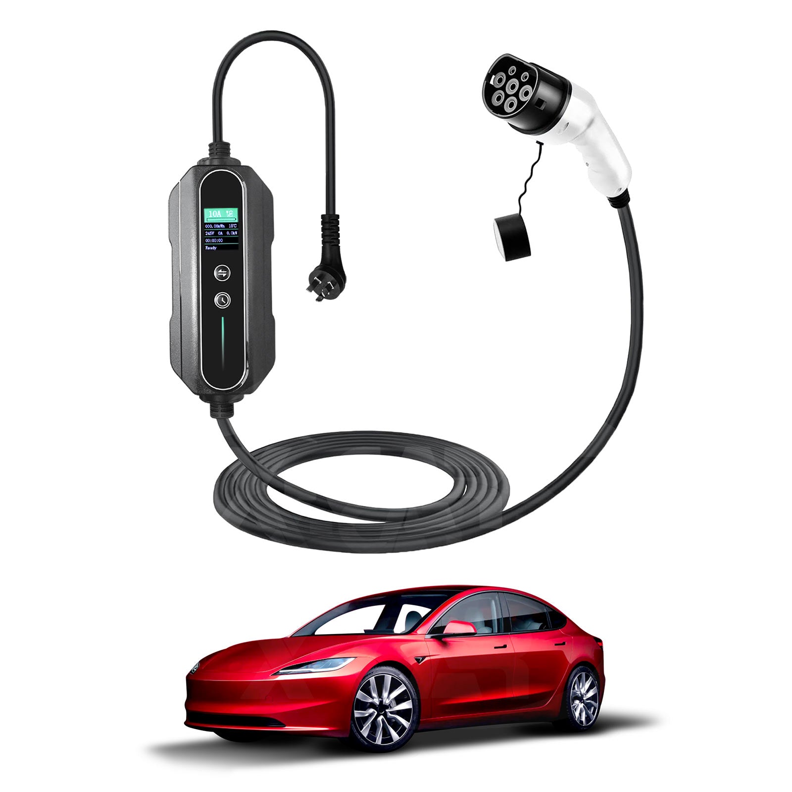 Portable electric online car charger tesla