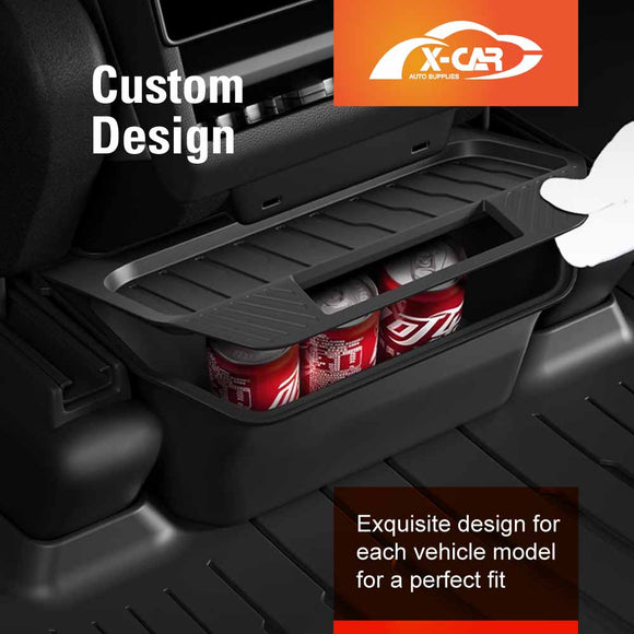 Rear Seat Storage Bin with Lid for Tesla Model Y Juniper 2025-Onwards