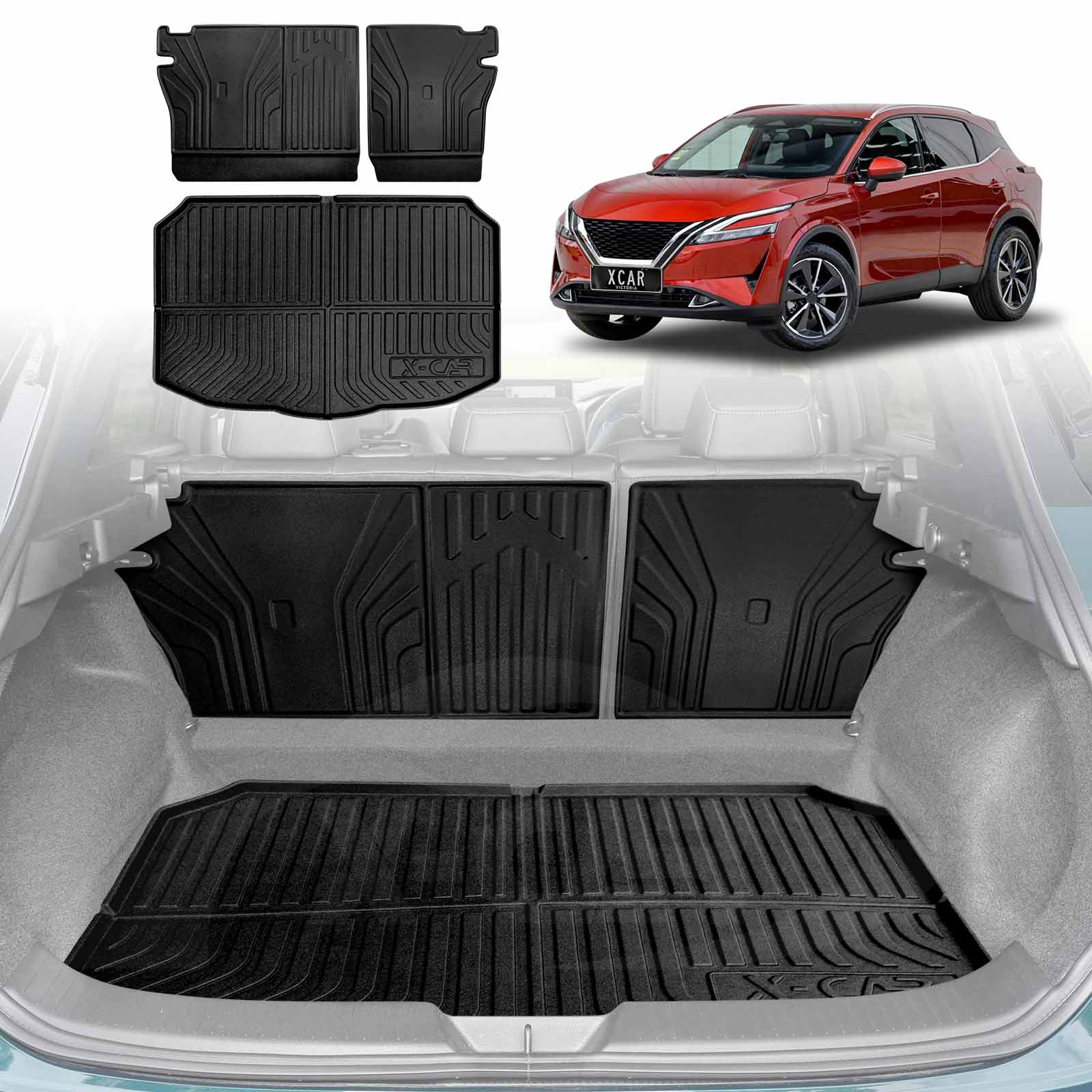 Auto lederen kofferbakmat, voor Nissan Qashqai (J10) 2008-2014 2015 anti- kras bagageruimtetapijten,C Blackstyle Auto lederen kofferbakmat, voor Nissan Qashqai (J10) 2008-2014 2015 anti- kras bagageruimtetapijten,C Blackstyle