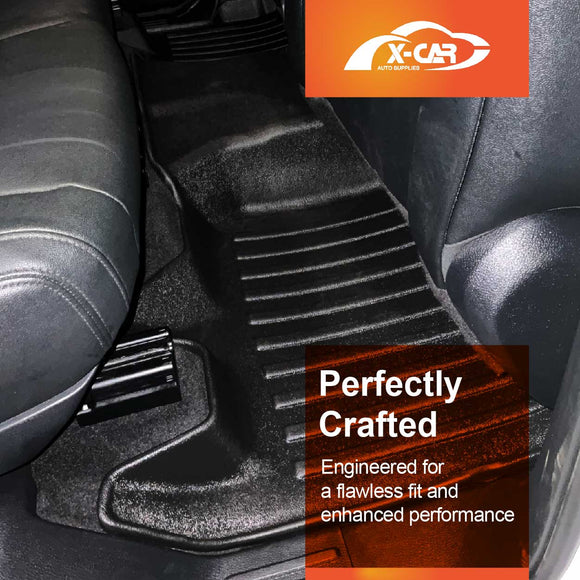 3D Floor Mats for Ford Everest 2022-Onwards All-Weather Liners