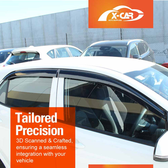 WeatherShields for Kia Picanto 2017-2025 Car Weather Shields Wind Deflectors Sun Visors