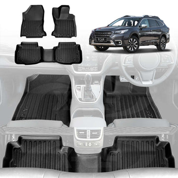 3D Floor Mats for Subaru Outback 2020-2025 All-Weather Car Liners