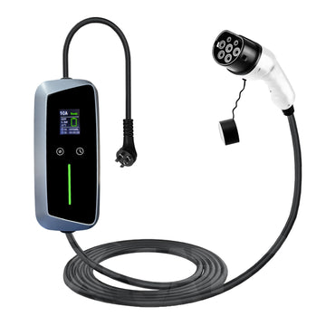 Type 2 Portable EV Charger 10 Amp 2.4KW for  Land Rover Defender, Range Rover, Range Rover Evoque, Range Rover Sport, Range Rover Velar