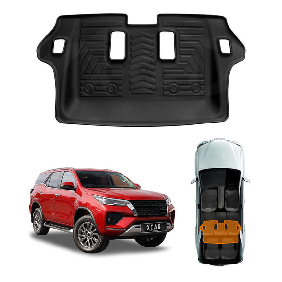 3D Floor Mats for Toyota Fortuner 2015-Onwards All-Weather Liners