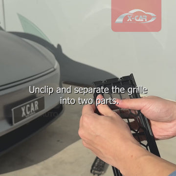 Tesla Model Y Juniper 2025-Onwards Front Lower Bumper Air Inlet Grille Leaves Insect Guard - 0
