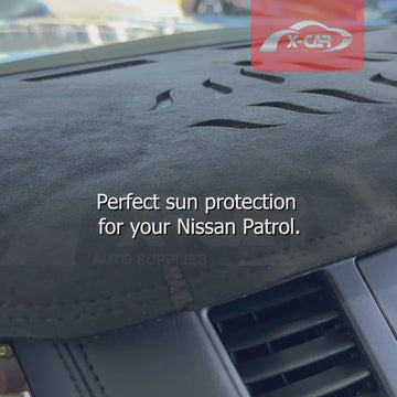 Dash Mat for Nissan Patrol 2012-2025 Y62 Series Non-Slip Dashboard Pad Cover - 0