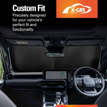 WindScreen Sun Shade for Toyota Prado 250 Series 2024-2025 Wind Screen Sun Visor Protector - 0