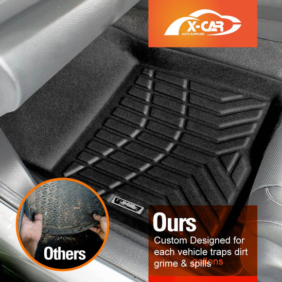 Floor Mats for Mazda BT-50 Single Cab UP UR 2011-2020 All-Weather Car Carpet Liners