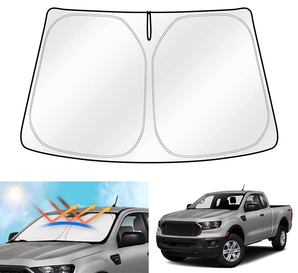 Side Window Rear Seat Sunshade for 2019-2023 Ford Ranger Pickup