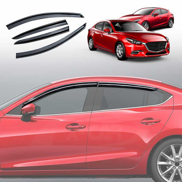 WeatherShields for Mazda 3 BM BN 2014-2019 Car Weather Shields Wind Deflectors Sun Visors
