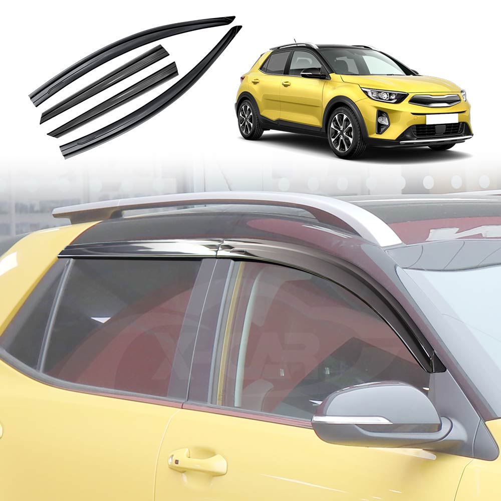 WeatherShields for Kia Stonic 2020-2023 Car Accessories Weather Shields Wind  Deflectors Window Sun Visor