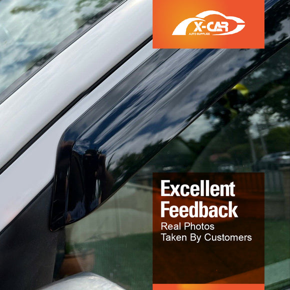 Weathershields for Toyota Hilux Dual Cab 2005-2015 Car Weather Shields Wind Deflectors Sun Visors