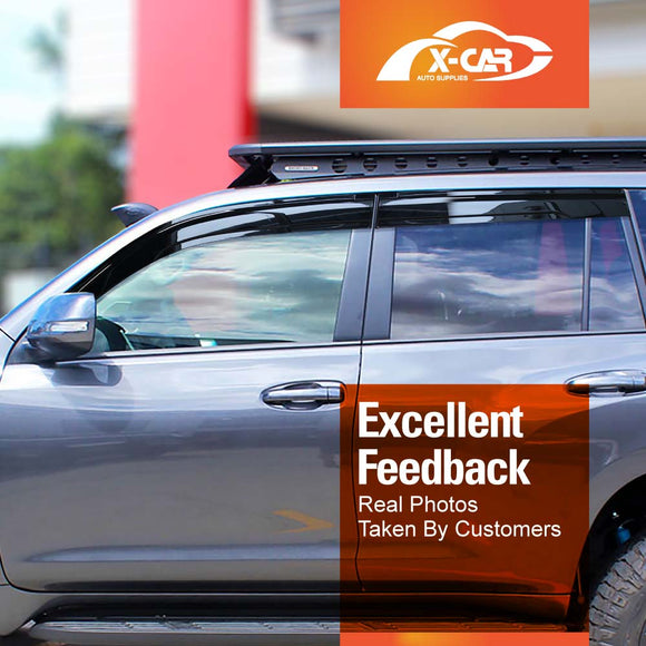 Weathershields for Toyota Prado 150 Series 2009-2024 Car Weather Shields Wind Deflectors Sun Visors