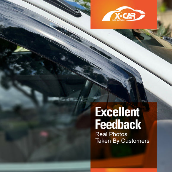 Weathershields for Toyota Hilux Dual Cab 2005-2015 Car Weather Shields Wind Deflectors Sun Visors