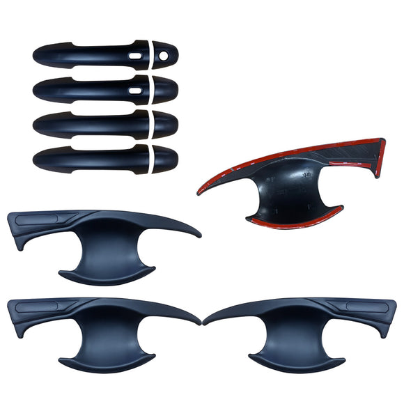 Door Handles Bowl Inserts Cover for Toyota Hilux 2015-2025 Smart Keyless