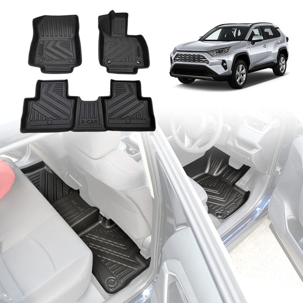 3D Car Floor Mats for Toyota Rav4 2019-2024