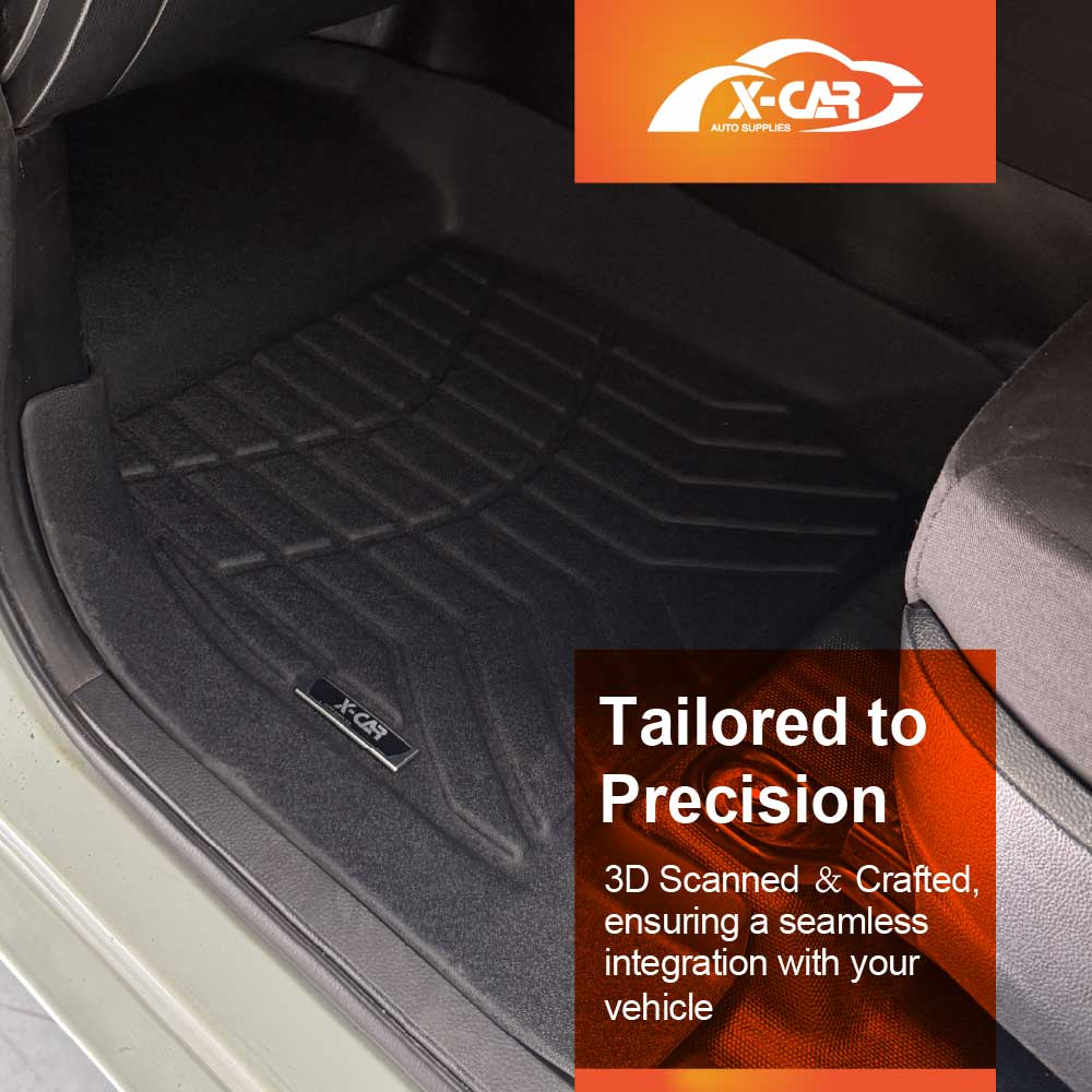 3D Floor Mats for ISUZU D-MAX DMAX Dual Cab 2020-Onwards All-Weather Car Liners