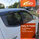 Weathershields for Mitsubishi Triton MQ MR Double Cab 2015-2024 Car Weather Shields Wind Deflectors Sun Visors-10