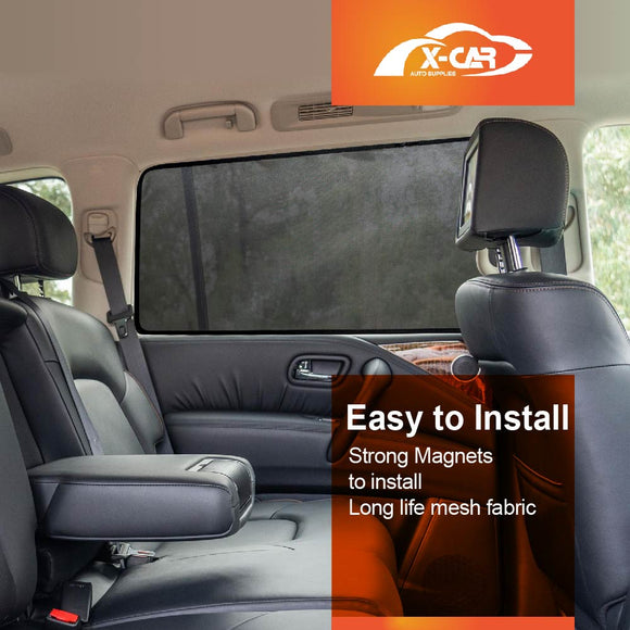 Window Sun Shade for Nissan Patrol 2012-2025 Y62 Series Rear Windscreen Blind Mesh