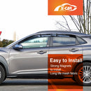 Weathershields for Hyundai Kona 2017-2023 Car Weather Shields Wind Deflectors Sun Visors-8