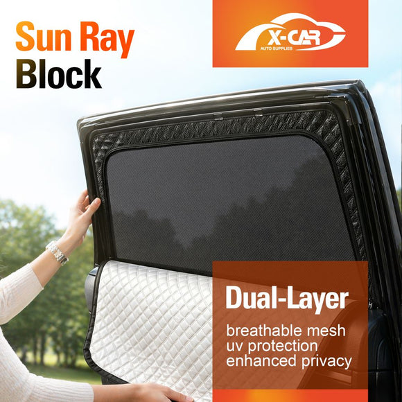 Rear Window Sun Shades for Toyota RAV4 6th Gen 2026-Onwards Zipper Dual Layer Blind