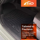 3D Floor Mats for ISUZU D-MAX DMAX Single Cab 2020-Onwards All-Weather Car Liners-4