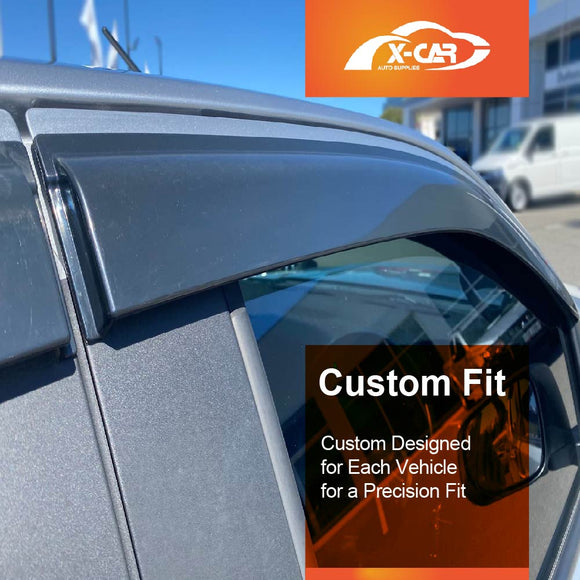 Weathershields for Isuzu D-MAX DMAX Dual Cab 2012-2020 Car Weather Shields Wind Deflectors Sun Visors