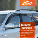 WeatherShields for Toyota LandCruiser Prado 120 Series 2003-2009 Car Weather Shields Wind Deflectors Sun Visors-14