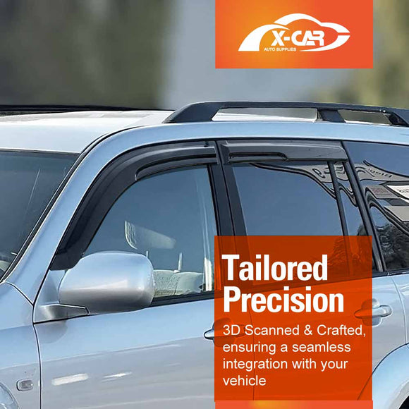 WeatherShields for Toyota LandCruiser Prado 120 Series 2003-2009 Car Weather Shields Wind Deflectors Sun Visors