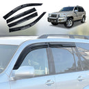 WeatherShields for Toyota LandCruiser Prado 120 Series 2003-2009 Car Weather Shields Wind Deflectors Sun Visors-17