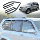 WeatherShields for Toyota LandCruiser Prado 120 Series 2003-2009 Car Weather Shields Wind Deflectors Sun Visors-1