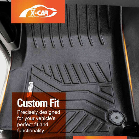 3D Floor Mats for Volkswagen Amarok Single Cab 2009-2022 All-Weather Car Liners