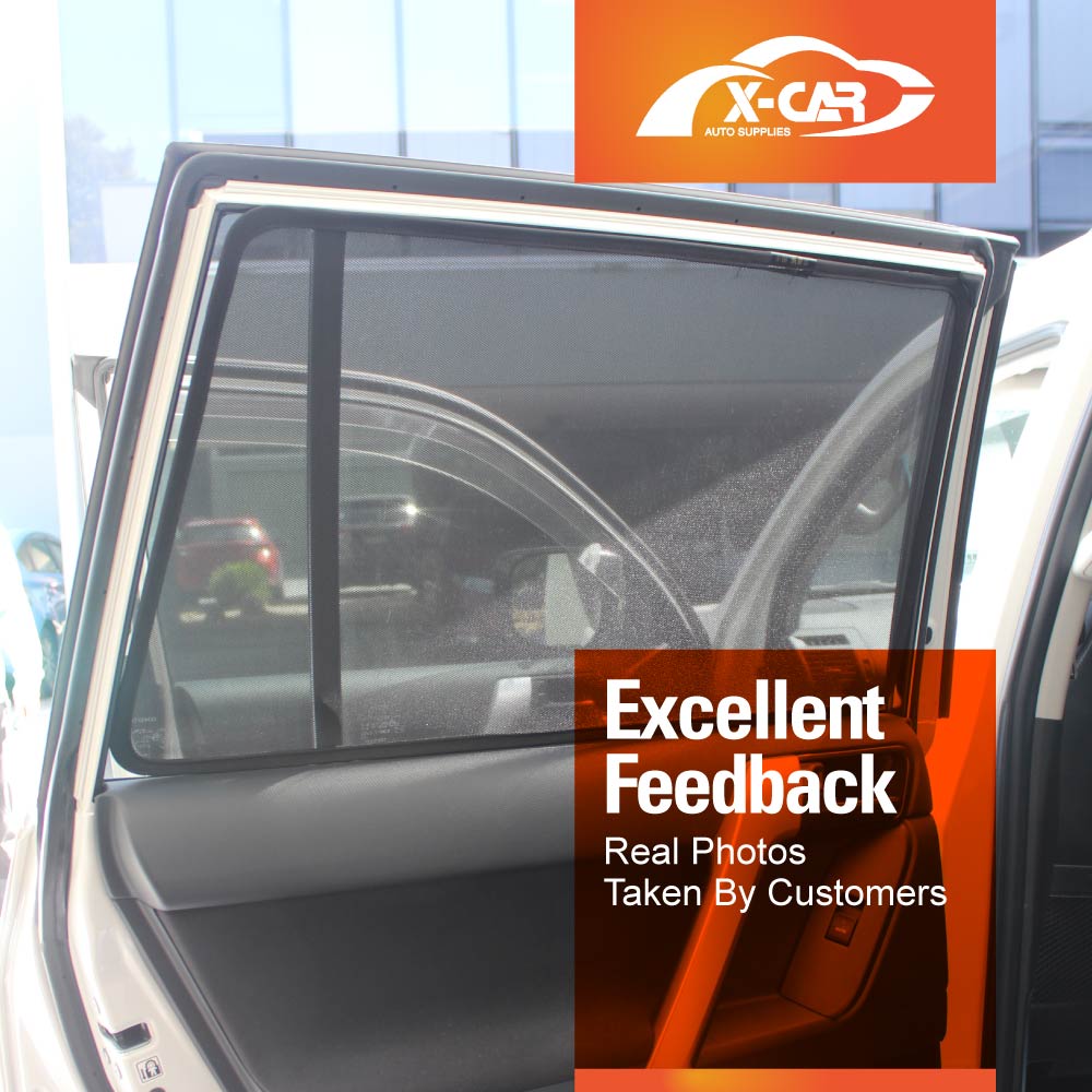 Window Magnetic Sun Shades for Toyota Prado 150 Series 2009-2024 Rear Windscreen Shade