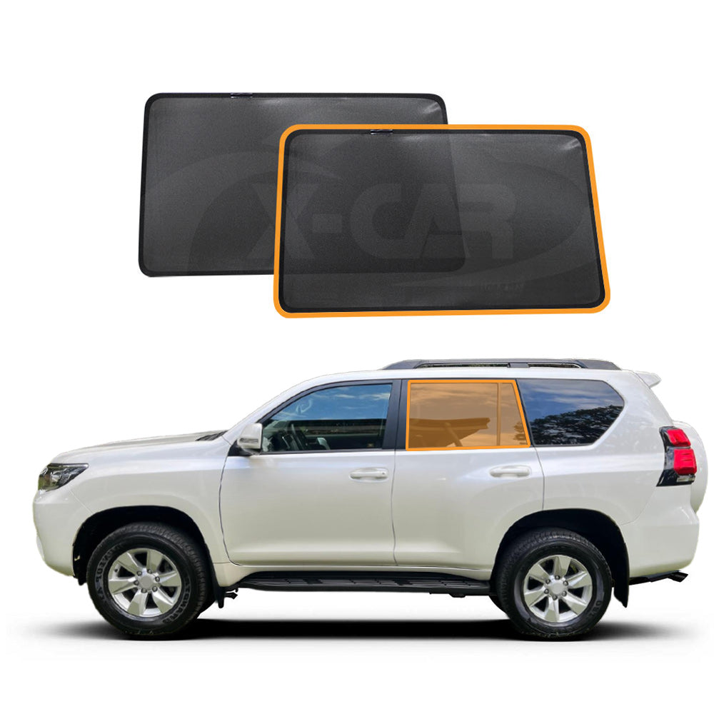 Window Magnetic Sun Shades for Toyota Prado 150 Series 2009-2024 Rear Windscreen Shade
