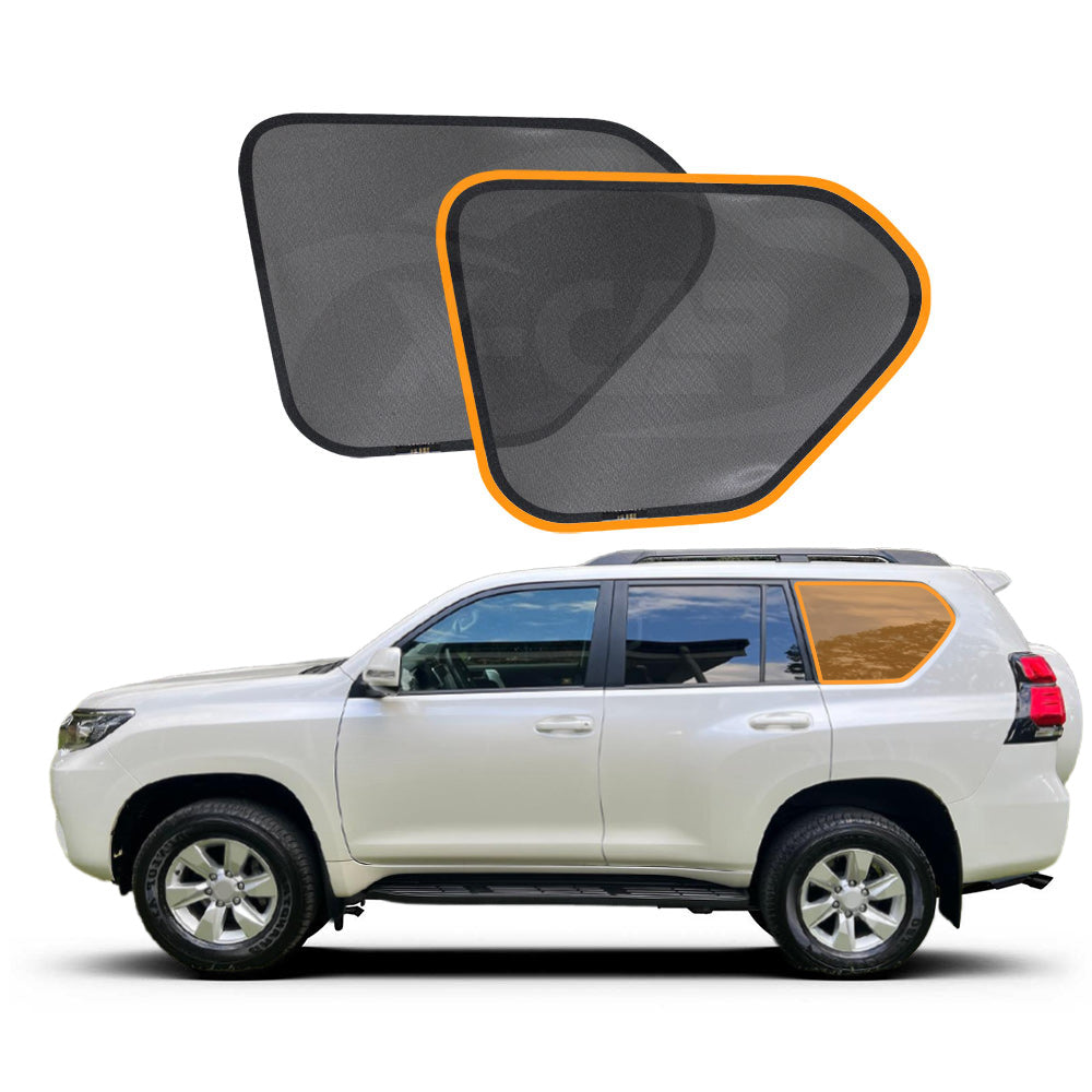Window Magnetic Sun Shades for Toyota Prado 150 Series 2009-2024 Rear Windscreen Shade