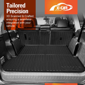 Boot Liner / Back Seats Protector for Toyota Prado 7-Seat 150 Series 2009-2024 - 0