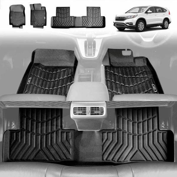 3D All-Weather Floor Mats for  Honda CRV CR-V RM SUV 2012-2017
